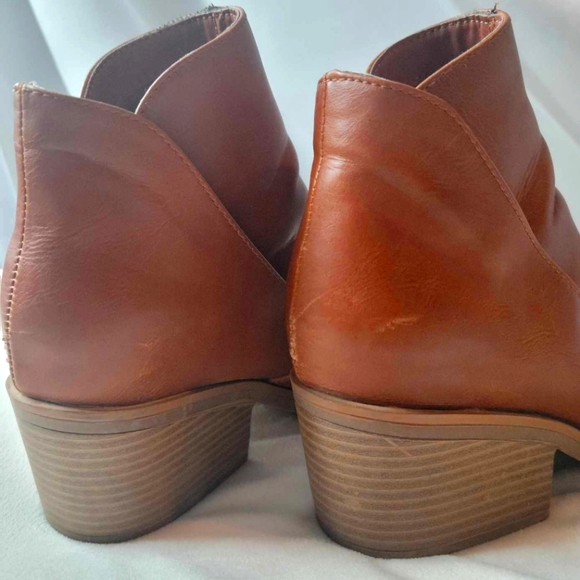 APT Women's Brown Hidden Wedge Ankle Boots size 7 - Picture 4 of 8